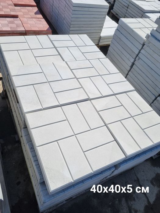 Плитка тротуарна, садова доріжка "кругляк", покрокова садова доріжка