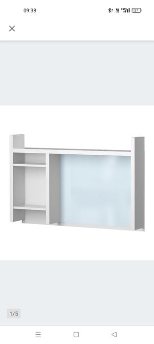 Biurko z nadstawką IKEA