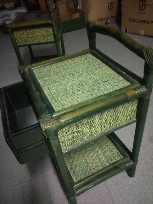 Bamboo Side Tables (Two Pieces)64738420337667121