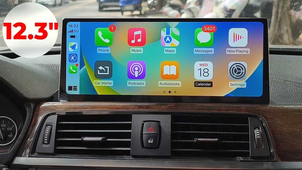 Магнітола 12.3" BMW X5 X6 E70 E71 2007-2013 Apple CarPlay Android Auto