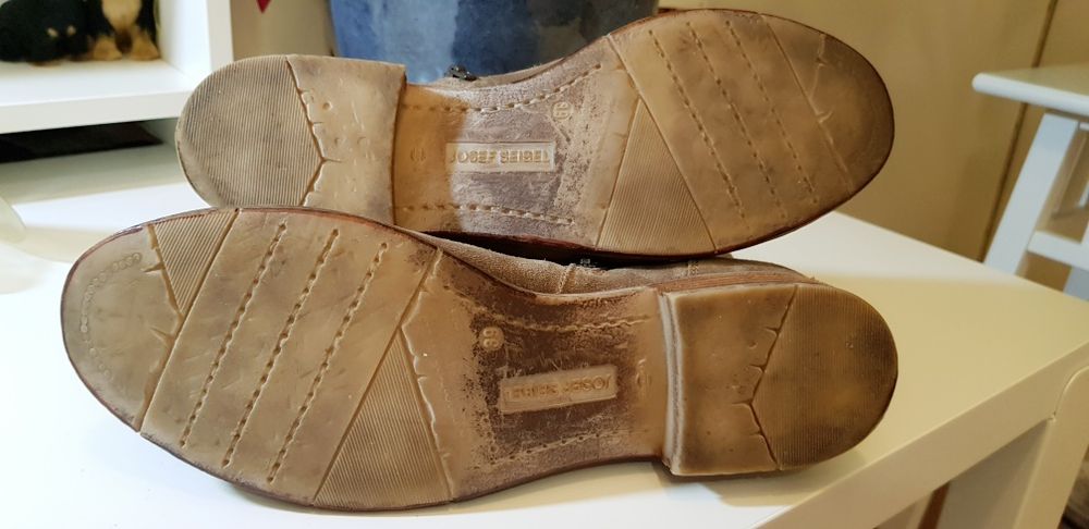 Josef Seibel botki, zamsz brąz/taupe