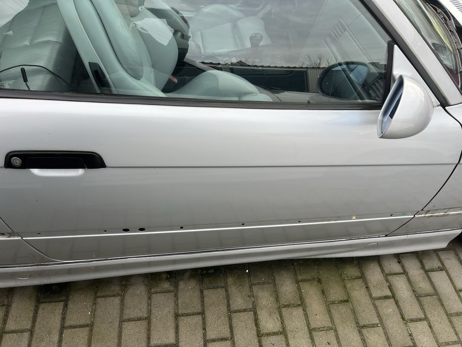 Bmw e36 coupe,cabrio drzwi prawe  lift titansilber metallic