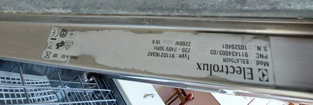 Zmywarka Elektrolux ESL 67040R - uszkodzona, na części