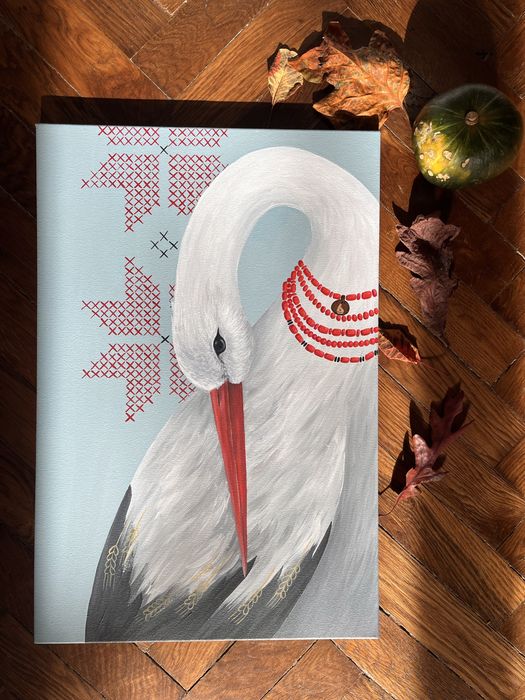 Картина «Лелека», подарунок