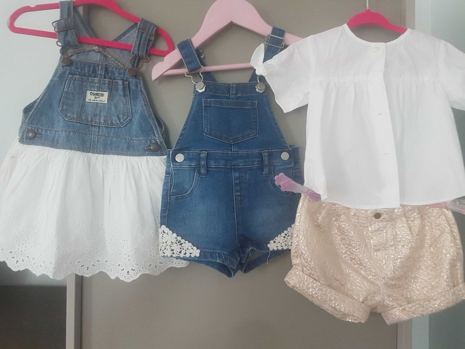 Paka, zestaw ubranek dla dziewczynki rozmiar 74- 80