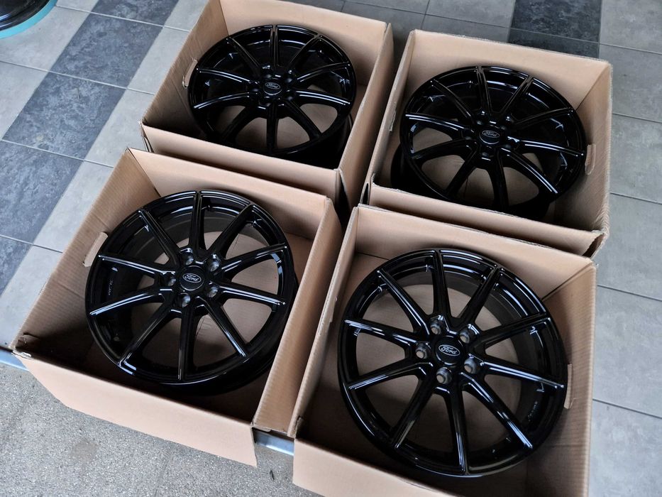 Alufelgi 17 5x108 Ford Mondeo Kuga C S-Max Focus Galaxy Edge Czarne 5#