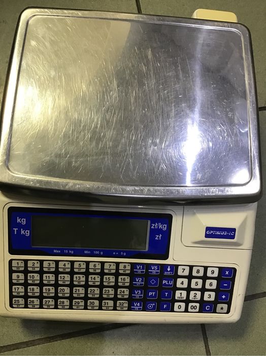 Waga z etykieciarką