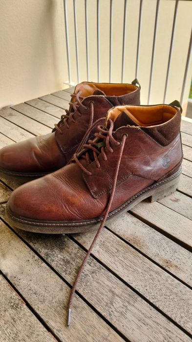 Bota em Pele - Timberland - Tamanho 41.5