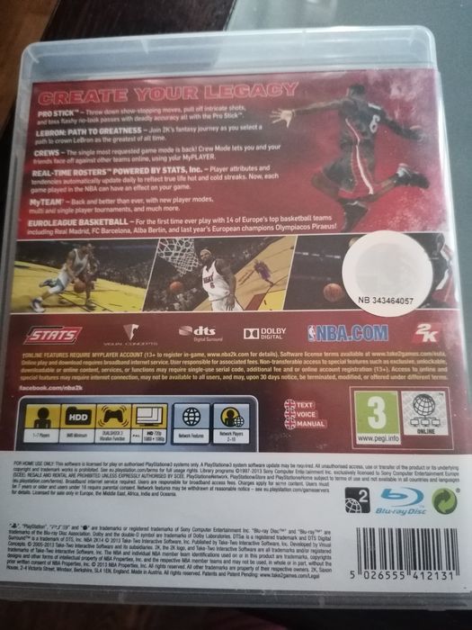 Gra na ps3 NBA  2K 14