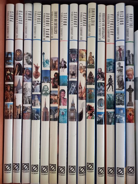 Coleção Os Lugares e a Historia - 14 volumes