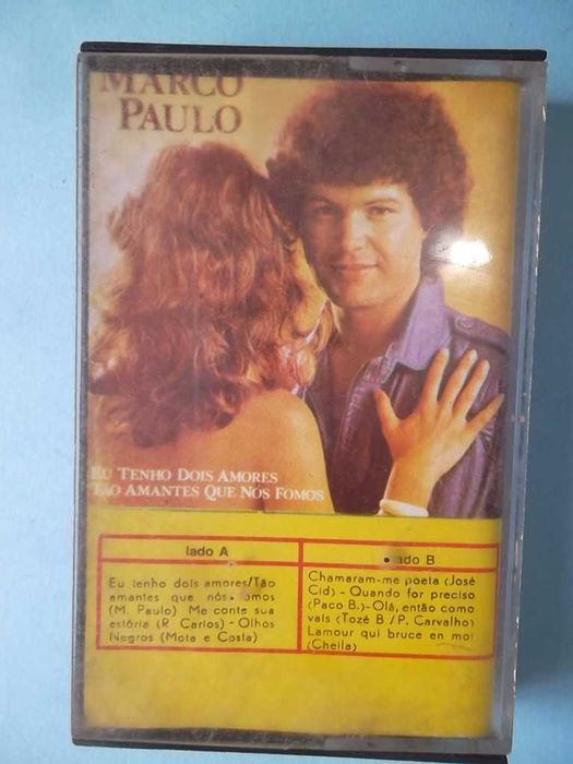 Cassetes de música antigas. Fados de Coimbra, Marco Paulo, etc.