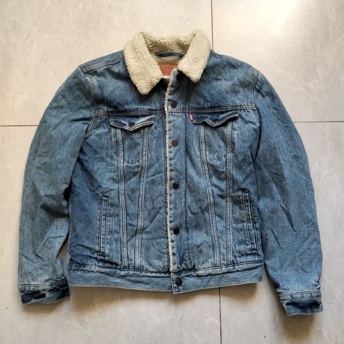 Levi's kurtka jeansowa ocieplana roz M