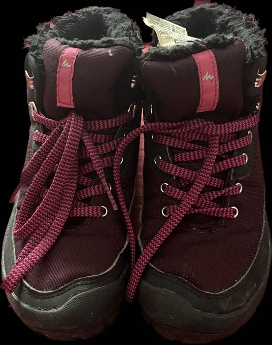 Buty ocieplane dla dziewczynki rozm.33