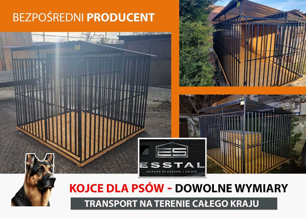 Mały Kojec dla Psa , KOJCE dla Psów , Klatka na Wymiar   - ESSTAL