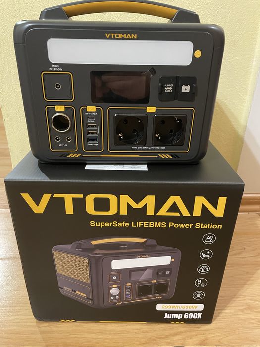Зарядная станция vtoman jump 600, ecoflow, екофлоу