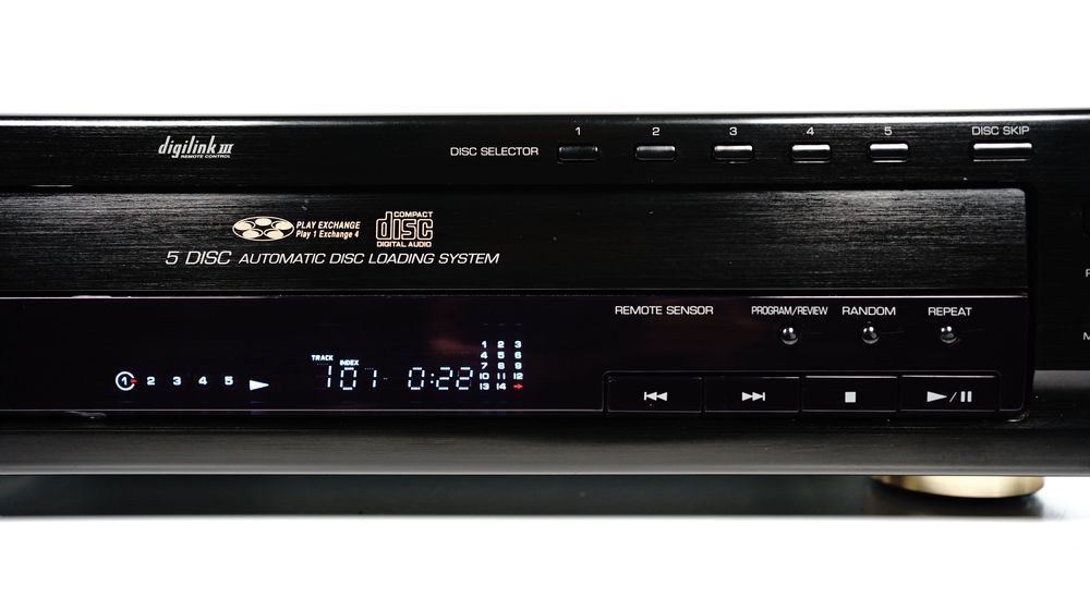 Zmieniarka na 5 płyt CD Sherwood CDC-5080R Dual DAC 1-bit Odtwarzacz