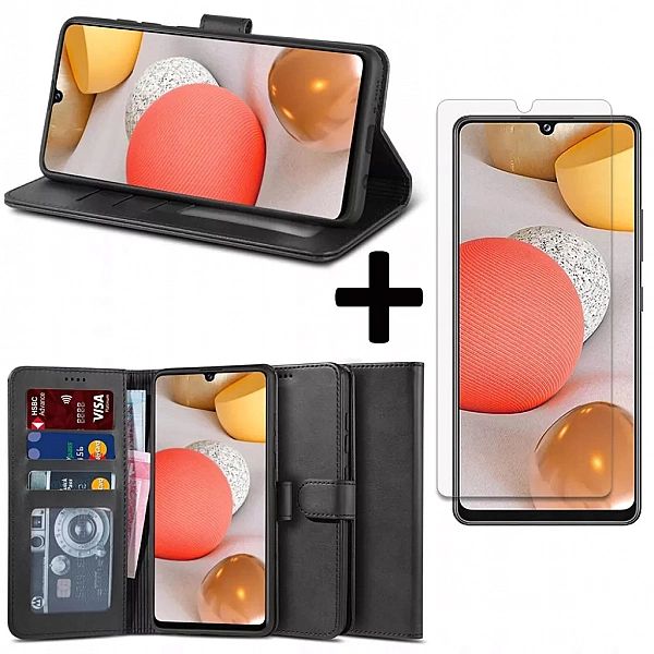 Etui Portfel 2 do Samsung Galaxy A42/5g + szkło