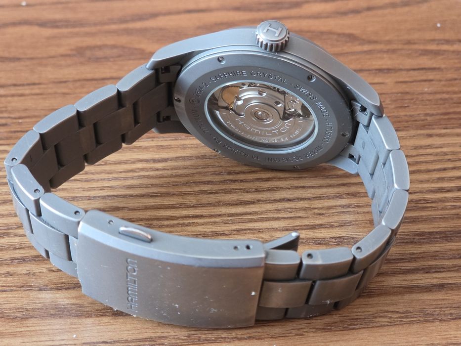 Титановий годинник Hamilton Khaki Field 41mm