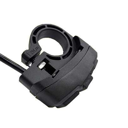 Comutador iluminado piscas, buzina e luzes 22 mm plástico moto
