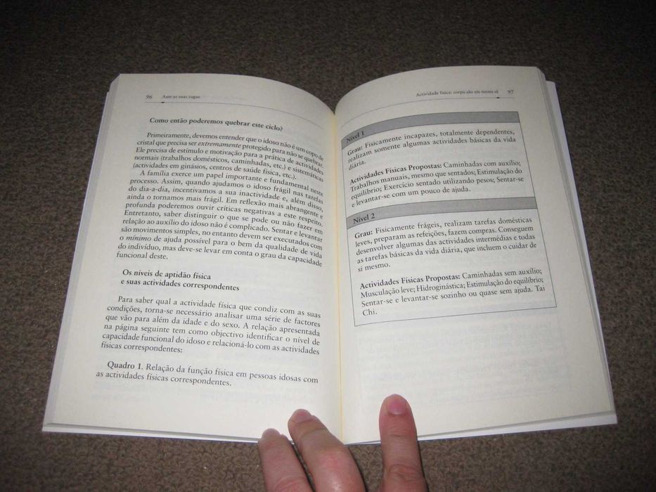 Livro "Ame as Suas Rugas: Aproveite o Momento"