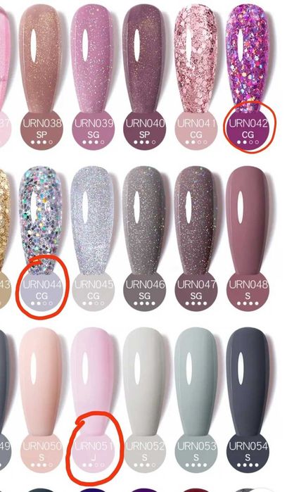 Zestaw 10 szt.Gel Polish Sugar lakier