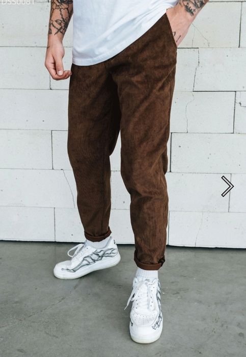 Штани Staff velvet dark brown