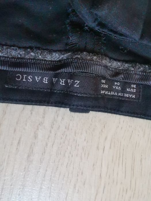 Zara Basic r S 36 spodnie cygaretki 7/8 garniturowe eleganckie
