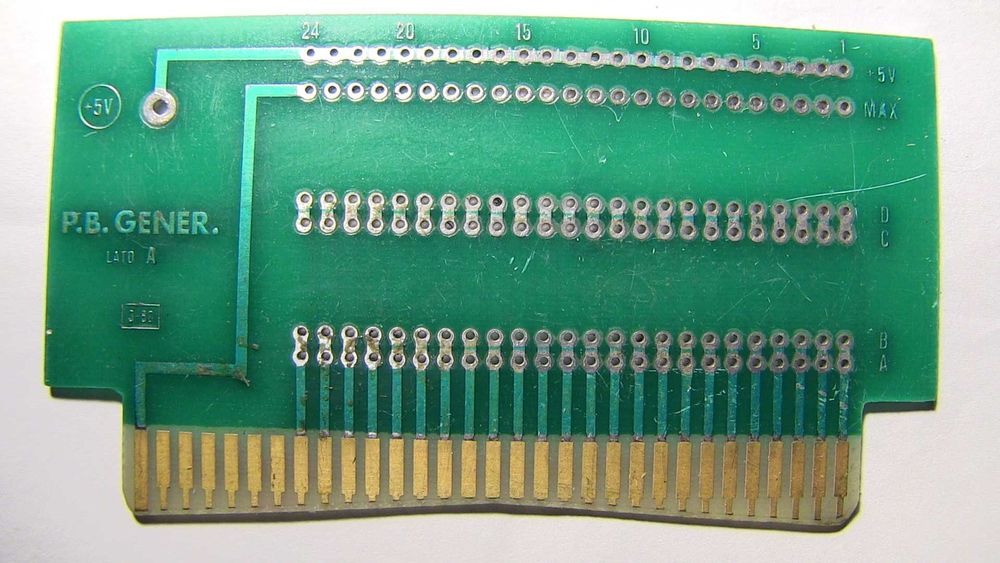 Плата чистая под распайку, для игровой приставки  и прч.  62\50pin
