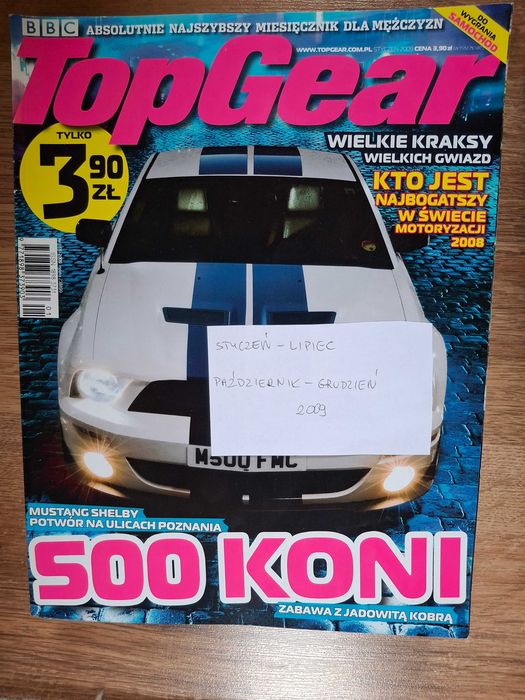 Sprzedam Top Gear styczeń-lipiec, październik- grudzień 2009