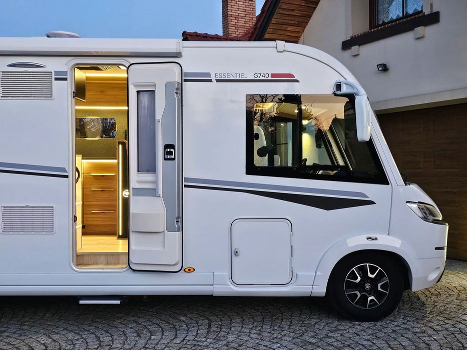 PILOTE ESSENTIEL, model G740 C  polski salon/ I właściciel/ FV 23%/ możliwa zamiana na inny kamper