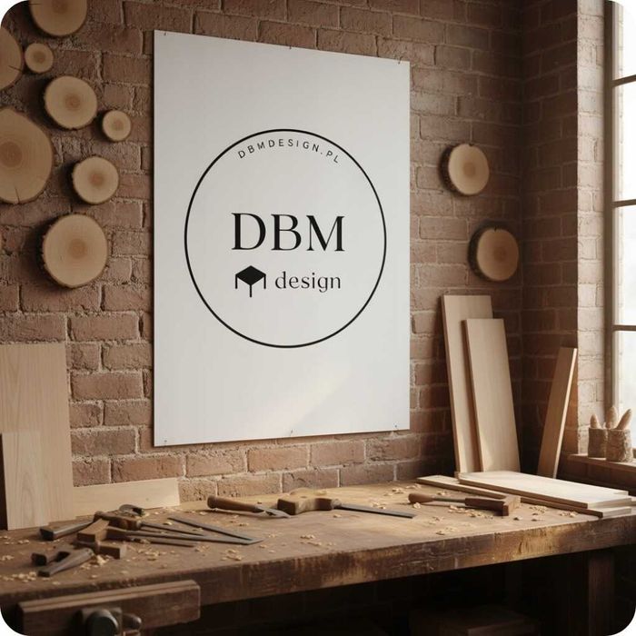 Doniczka, osłonka z białego betonu - nowoczesna forma 2w1