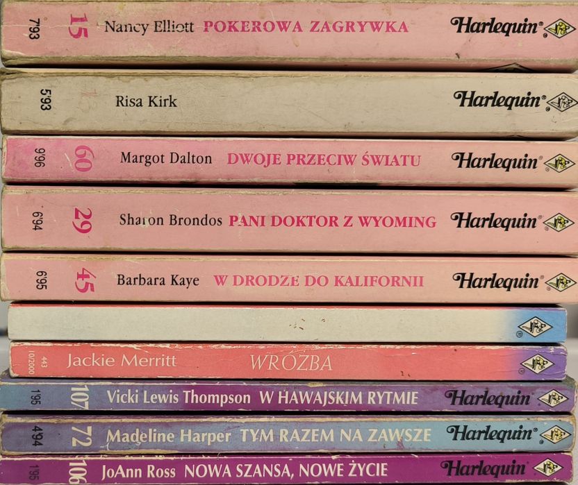 Harlequin 5 - zestaw książek romanse