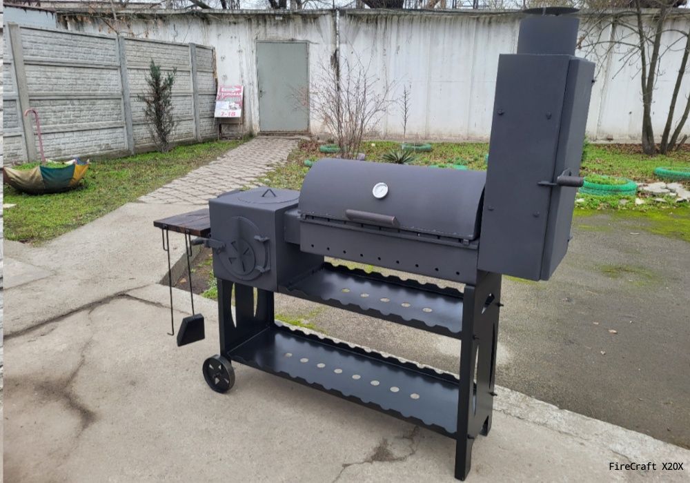 • 5мм • ХІТ ПРОДАЖУ • Мангал Барбекю Смокер с Печкой Под Казан