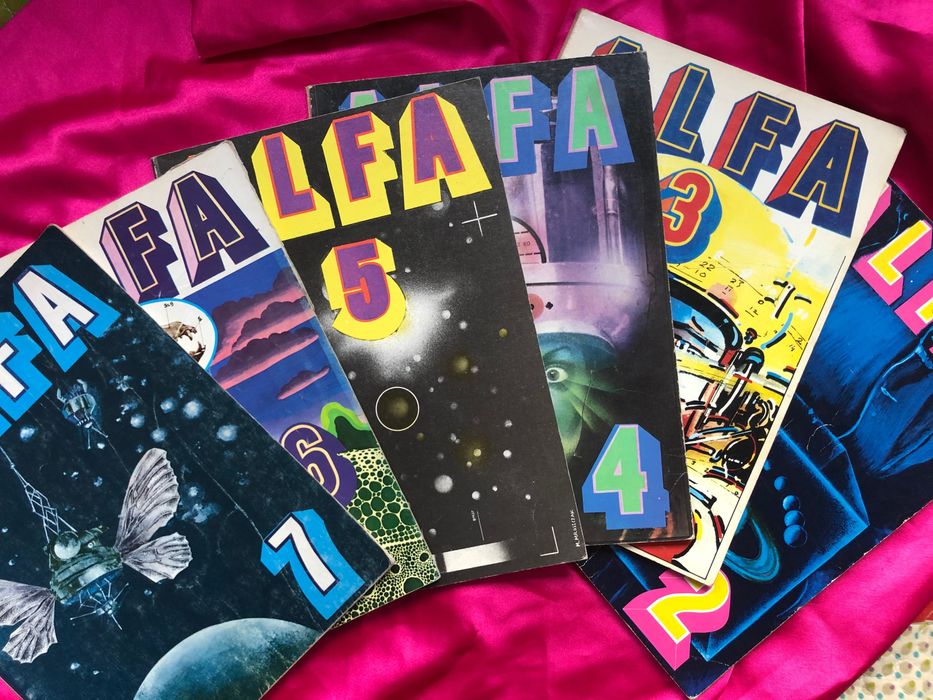 Komiksy Alfa vintage