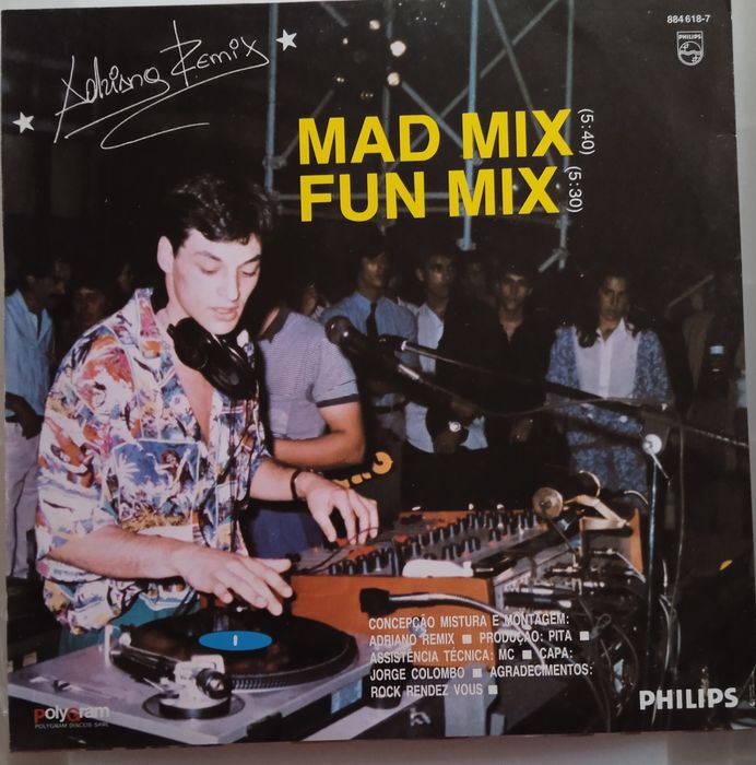 Vinil Maxi Adriano Remix - Mad Mix