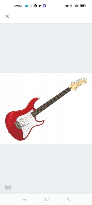 Gitara Yamaha Pacyfika 112  Czerwony metalik