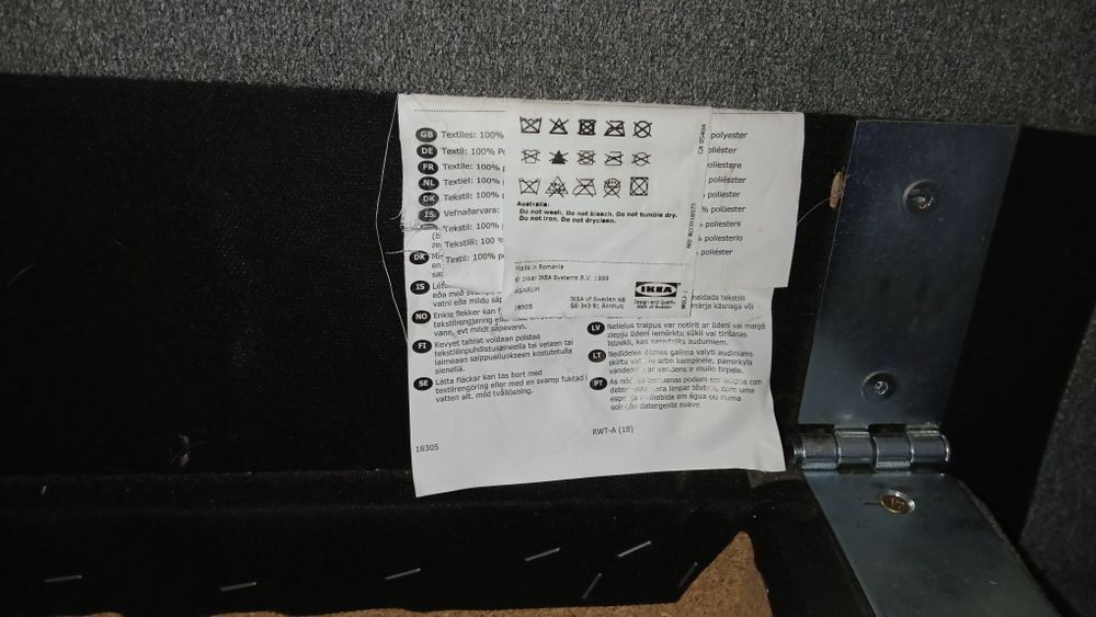 Sofá-cama 3Lugares ASARUM 3-grey seat