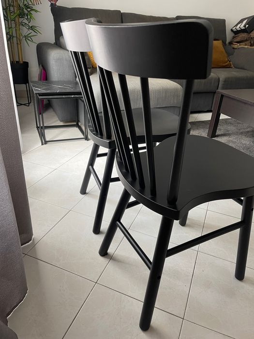 2 Norraryd Cadeiras Ikea - Preto
