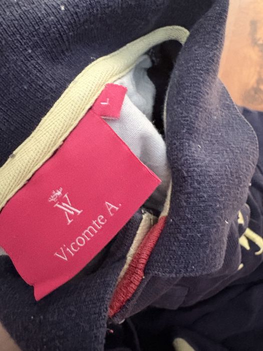 bluza polo L granatowa