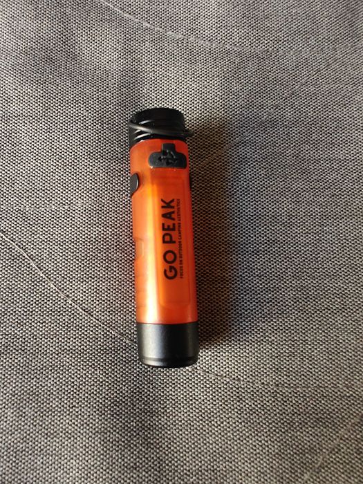 GOPEAK kieszonkowa mini latarka LED pomarańczowa