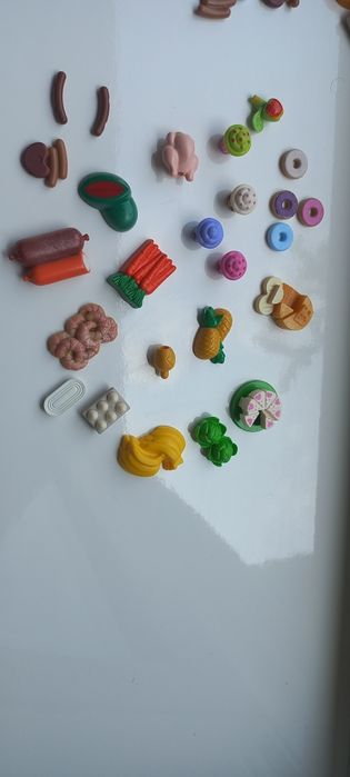 Playmobil запчастини, їда, посуда, корзинки, відерце