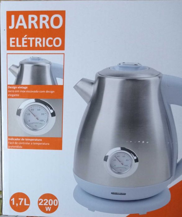 Jarro eléctrico novo dentro da caixa