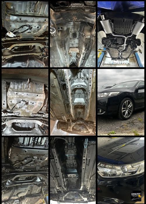 Konserwacja podwozia z piaskowaniem Naprawy blacharskie Spawanie