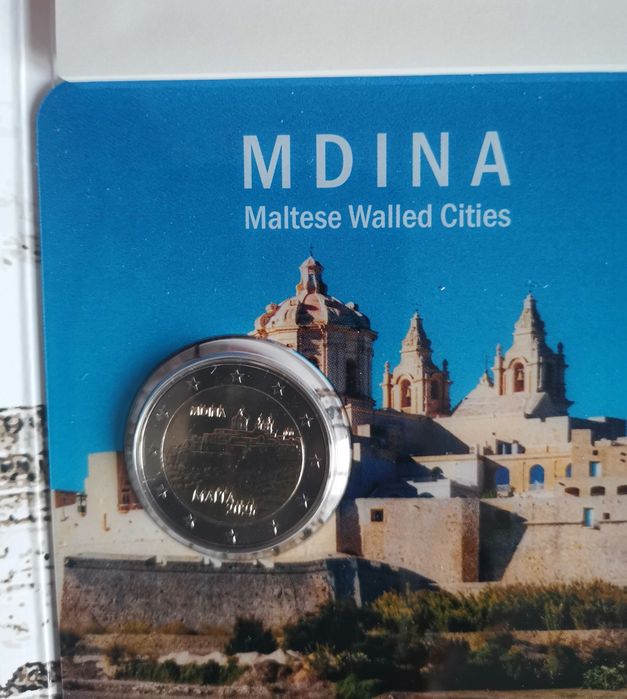 Conjunto de 2 moedas comemorativas Malta 2025