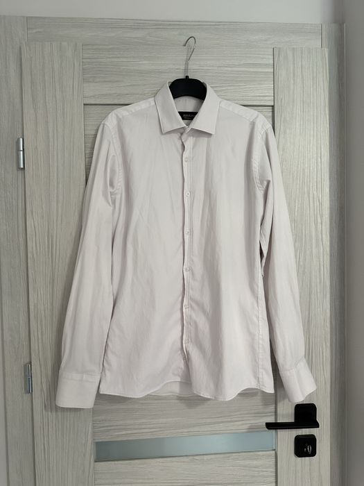 Koszula Maracana biała męska rozmiar S, koszula biała rozmiar S