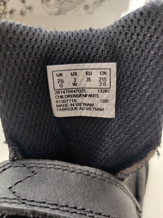 Шкіряні черевики Clarks, розмір 35