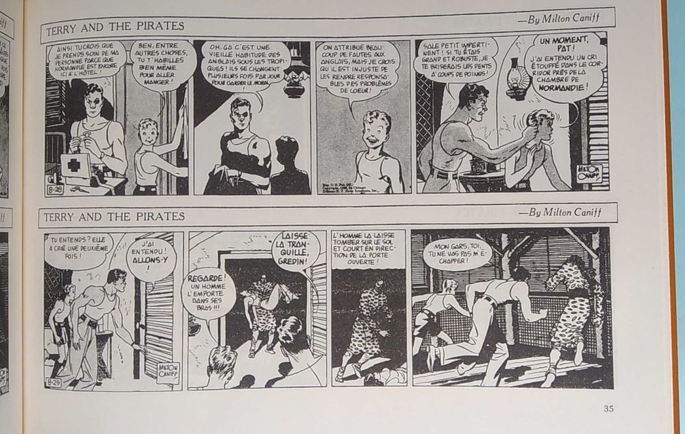TERRY ET LES PIRATES 1934/35 - Milton Caniff - 4 volumes capa dura Ed. Skatline BD