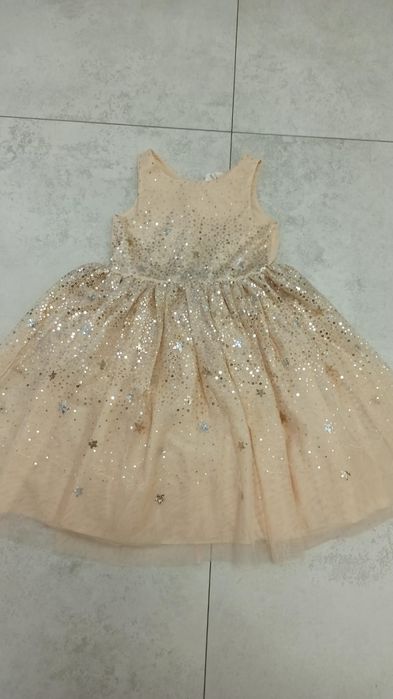 Śliczna sukienka balowa impreza tiul cekiny H&M