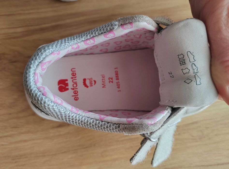 Buty elefanten rozm.22, długość wkładki 14,5cm