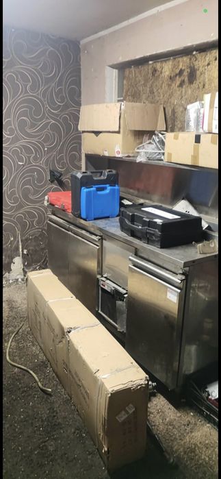 Stół chłodniczy gastronomiczny z nadstawka nierdzewny 170cm sprawny
